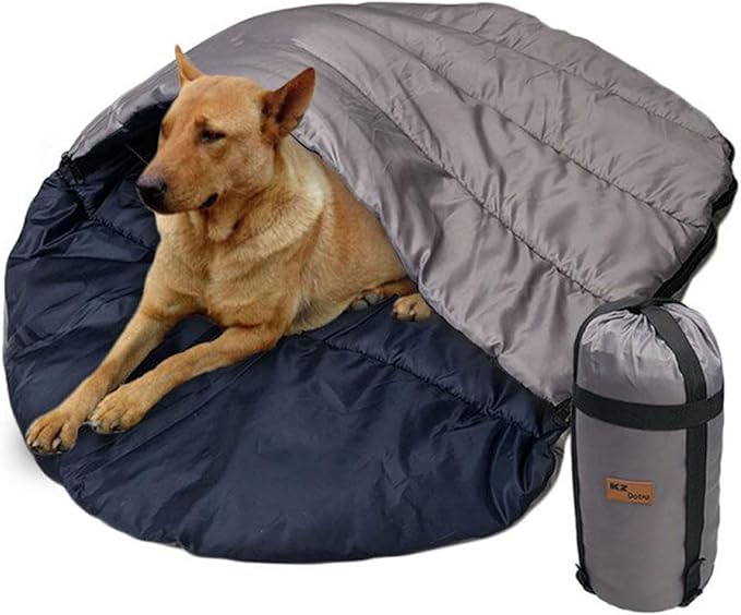 Portable Camping Travel Dog Bed Waterproof Extra Large Camping Dog Bed/Mat Rollable Portable Pet Dog Sleeping Bag
