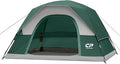 Tents for Camping 4 Person Tent Waterproof Windproof Double Layer Camping Tent Easy Setup Dome Tent with Large Mesh Windows &amp Wider Door for Outdoor Camping &amp Hiking