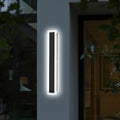 Modern Wall Lights Outdoor 24 Inch Outdoor Wall Sconce Dimmable 3000K-6000K Modern Exterior Lights IP65 Waterproof Exterior Long Wall Light for Doorway Porch Stairway Patio