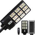 Solar Street Lights Outdoor Waterproof6000w Dusk to Dawn Solar Parking Lot Light with Lamp Pole Motion Sensor Security Flood Light for Commercial Yard Garden Garage Sideway