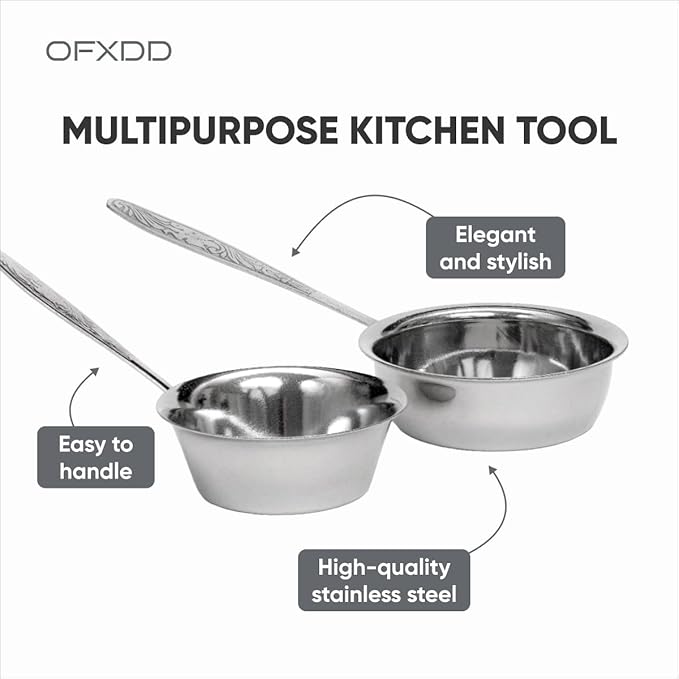 2 Pcs Cocotte 3.15 Inch and 2 Pcs Cocotte 3.54 Inch - Mini Cocotte with Handle - Ramekin for Baking Julienne of Stainless Steel Oven Safe OFXDD