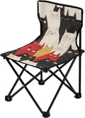 Funny Himalayancats Foldable Camp Chairs for Adults Ultra-Lightweight Beach Chair Includes Carry Bag Ice Fishing Chairs for Hiking Camp