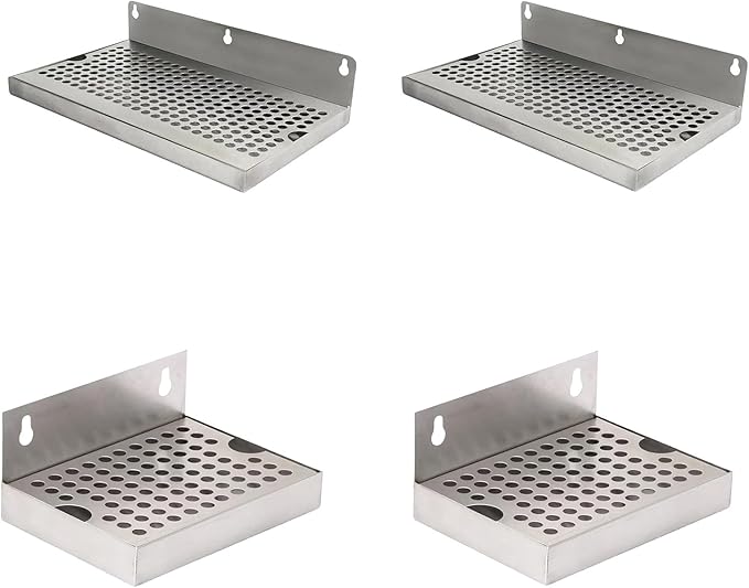 Sturdy Nonrust Steel Drip Tray for Wine Bottles Frying Pan Perfect for Cafes Restaurants and Household Accessory Tray