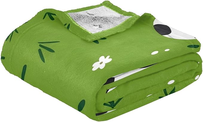 Soft Throws Green Field Football Blankets For Teen Girls 50 x 70 Inch