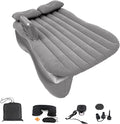 Inflatable Car Air Mattress Back Seat Bed with Air Pump53 x 32.6 Portable Thickened Car Travel Camping Sleeping Air Mattress Blow Up Bed for Car Universal SUV