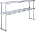 AmGood Double OverShelf Stainless Steel NSF - Many (60 Long x 12 Deep)