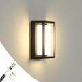 Modern Outdoor Wall Lights AC100-240V LED Porch Lights Outdoor 9.8 Sconce Light for House Exterior Wall Light Fixtures Waterproof 3000K Sconces Lighting for Outside Garage Patio Front Door