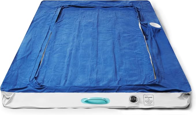 SoundAsleep Products Dream Series Kids Air Mattress Includes High Speed External Pump - Extra Tall Safety Bumpers - Portable Toddler Blow up Bed for Kids