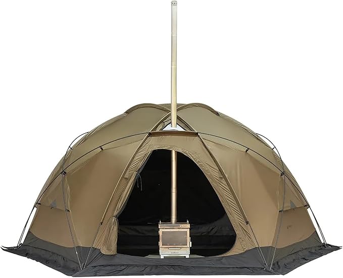 POMOLY Tent Ground Sheet for Dome X6 Series Flame Retardant Removable Ground Sheet Tent Accessories (Stove Area)
