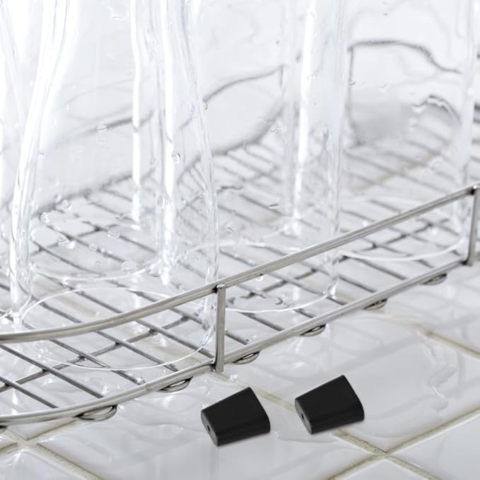 10 Pcs Drain Basket Mat Drainer Feet for Drying Dishes Sink Grid