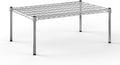24''W x 36''L x 14''H Chrome Plated Wire Dunnage Rack | Off The Floor Storage