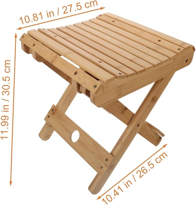 HANABASS Portable Folding Stool for Adults Outdoor Camping Fishing Stool for Bathroom and Lightweight
