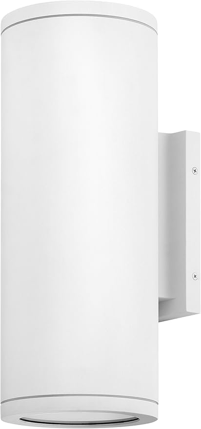 Hinkley Silo Large Up/Down Light Wall Sconce Textured White