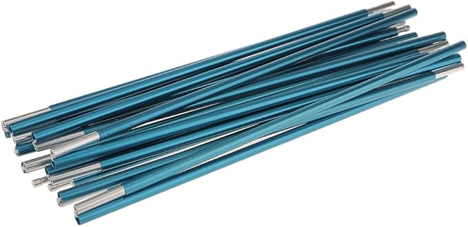 DYNWAVE Aluminum Alloy 11 Section Spare Replacement Tent Poles 408cm Blue