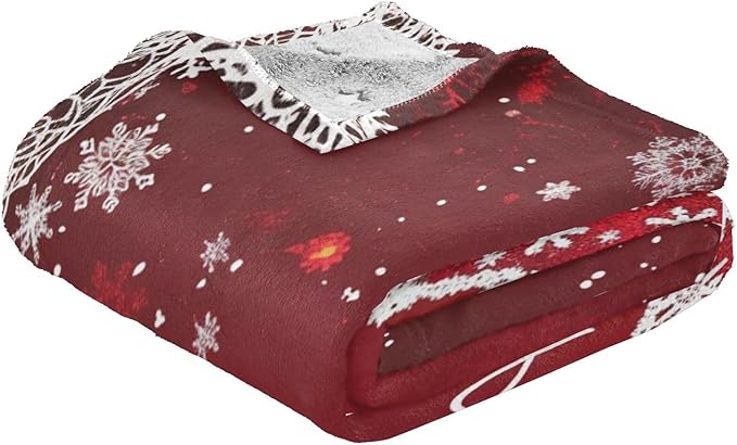 Christmas Tree Winter Lightweight Fuzzy Comfy Blanket Throw Comfy Throw Blanket for Living Room Sofa BedParty 50x70