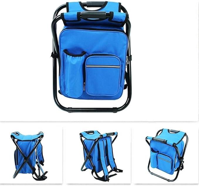 Ultralight Folding Camping Chair Portable Heavy Duty Outdoor Fishing Chair Compact &amp Stable for Beach Festival and Outdoor Activities – 100kg Capacity