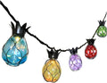 Vigdur Pineapple String Lights - Outdoor Patio Lights Plug in with 10 Pineapple Bulbs Connectable Indoor String Light for Bedroom Bistro Tiki Decor(10FT