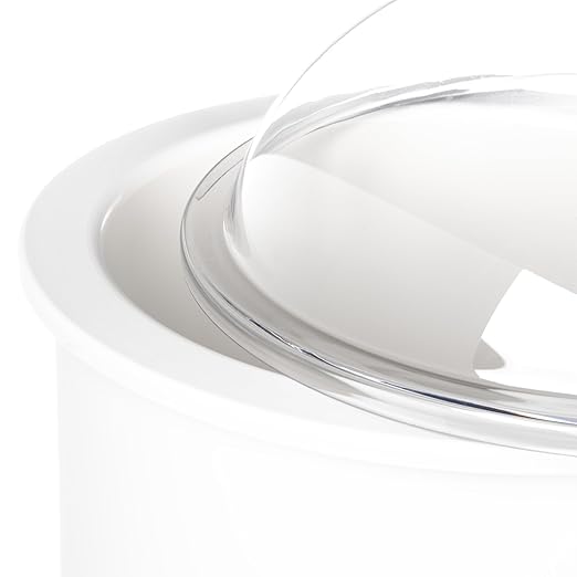 Carlisle FoodService Products Coldmaster Ice Cream Server Insulated Crock with Lid for Kitchens and Restaurants Plastic 3 Gallons White