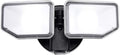 30W Flood Lights Outdoor 2700LM Super Bright LED Security Light 2 Adjustable Heads ETL Water Resistant 5000K Wall/Eave Mount Exterior LED Outdoor Light for Garage Yard Porch (Black)
