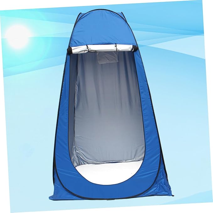 VICASKY 1Pc Portable Movable Changing Tent Outdoor Fishing and Camping Privacy Shelter for Durable for Beach and Field Use Blue