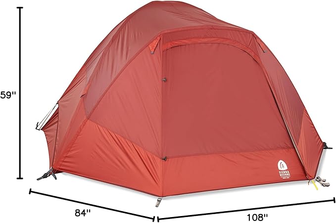 Sierra Designs Alpenglow Tent for Camping Constructed with Twilight Tech to Block 98% of Sun Rays – Easy Setup – Large Interior – Great for Family Camping…