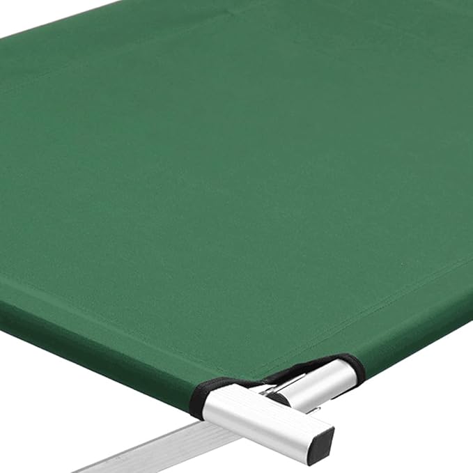 600D Oxford Cloth Camping Cot Aluminium Alloy Guest Bed Portable Folding Bed for Sleeping Lightweight Tent Cot