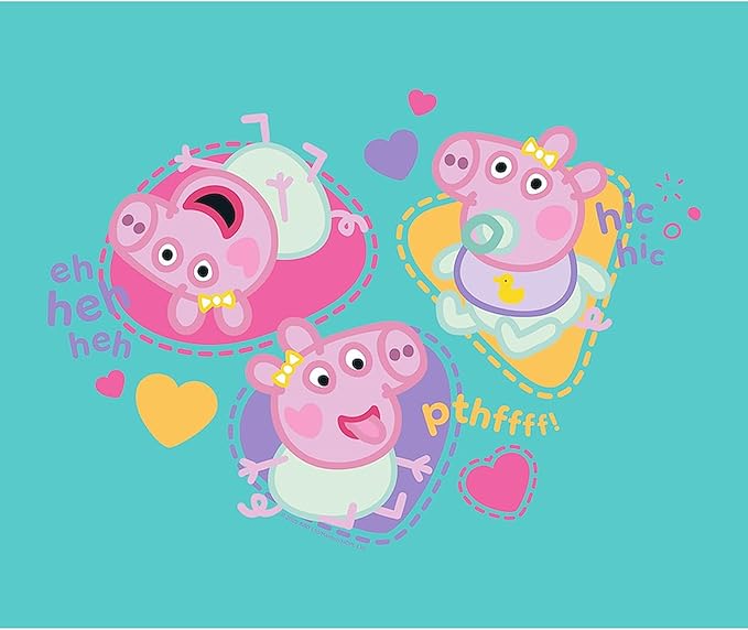 CafePress Peppa Pig: Happy Baby 50 x 60 Water-Resistant Outdoor Blanket