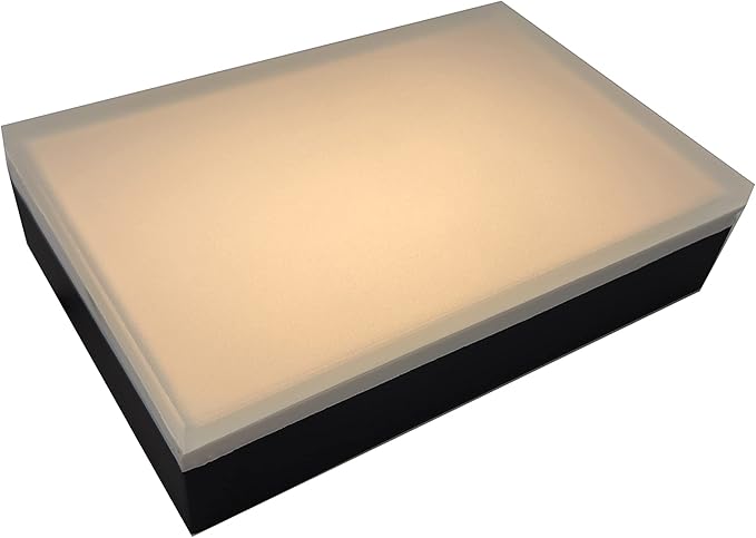 LUMENGY Paver Light 6X9 Inch (5.82 x 8.85 inches) 2700K Brick Lighting for Pavers Driveways Pathways Patios Inground &amp Garden 12V Waterproof Drive-Over Rated