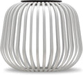 LUUK LIFESTYLE Solar-Powered Outdoor LED lamp for Balcony Lighting for Indoors and Outdoors dimmable Touch Switch Fast Charging via Solar Panel for 72 hrs runtime White