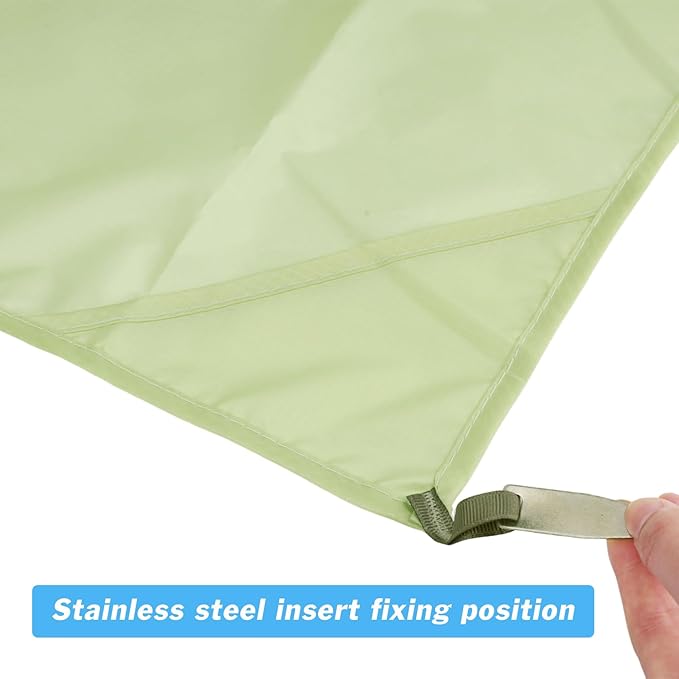 Picnic Blanket Waterproof – Packable Sand Proof Beach Blanket (0.42lb/0.66lb) Compact &amp Foldable Fits in Pocket with Integrated Stakes Ideal for Camping Hiking Travel Concert Festival