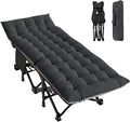 Barbella Folding Camping Cot Folding Cot Camping Cots for Adults Portable Sleeping Cot with Mattress Foldable Outdoor Bed Camp Cots Guest Bed with Carry Bag for Home Office &amp Outdoor Use