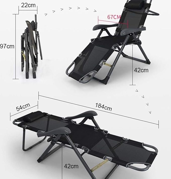 Lounge Household Products Outdoor Zero Gravity Lounge Chair for Relaxing| Garden Sun Lounger Reclining Chair| Folding Patio Lounge Recliners for Camping Beach DeckPurple (Purple)