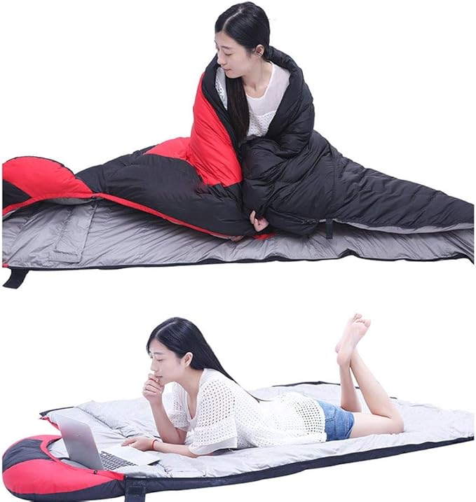 Mini Ultralight Multifuntion Portable Outdoor Envelope Cotton Sleeping Bags Travel Hiking Camping Bag Equipment