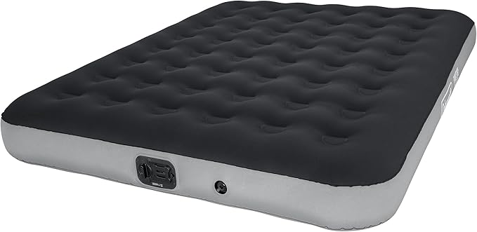 Coleman: River Gorge: 9.5 Queen Airbed - Built-in Battery Air Pump Inflatable Mattress Puncture Guard Durable Design All Terrain Indoor-Outdoor
