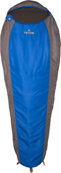 Teton 20F and 5F Degree Sleeping Bag Lightweight Warm Weather Mummy Sleeping Bags for Adults and Kids Camping Backpacking Hiking
