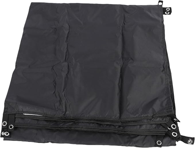 Tent Tarp Multifunctional Rain Proof Sun Proof Camping Awning with Ground Nails Wind Proof Ropes for Outdoor Activities Camping Picnics Polyester Material Lightweight Portable (L)