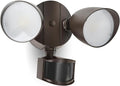 LUTEC 32W 3500 Lumen LED Security Lights Motion Sensor Light Outdoor 5000K Daylight IP65 Waterproof Dusk to Dawn Motion Detector Flood Light for Garage Yard Porch-Brown