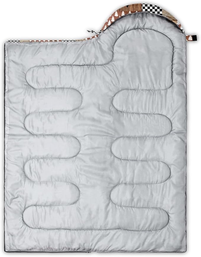 CVHOUSE Camping Sleeping Bags3 Season Warm &amp Cool WeatherLightweightWaterproof Sleeping Bags for Adults &amp KidsTravelingand OutdoorsCamping Gear Equipment