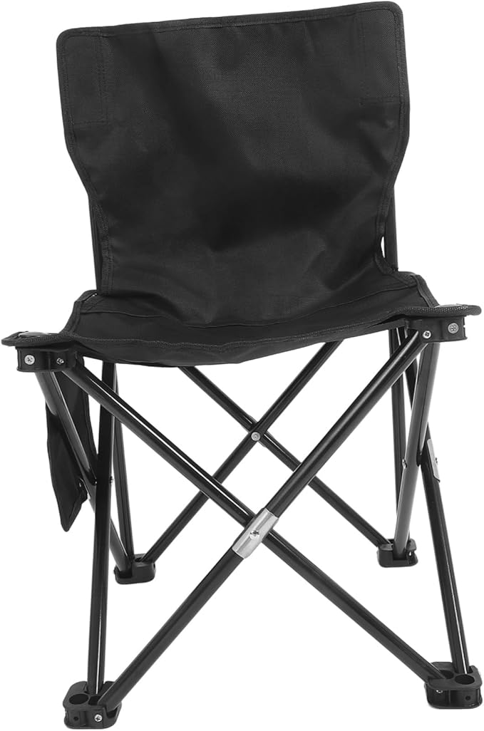 GANAZONO Foldable Camping Chair Portable Fishing Stool Sturdy Design Lightweight and Easy to Carry for Outdoor Adventures Medium