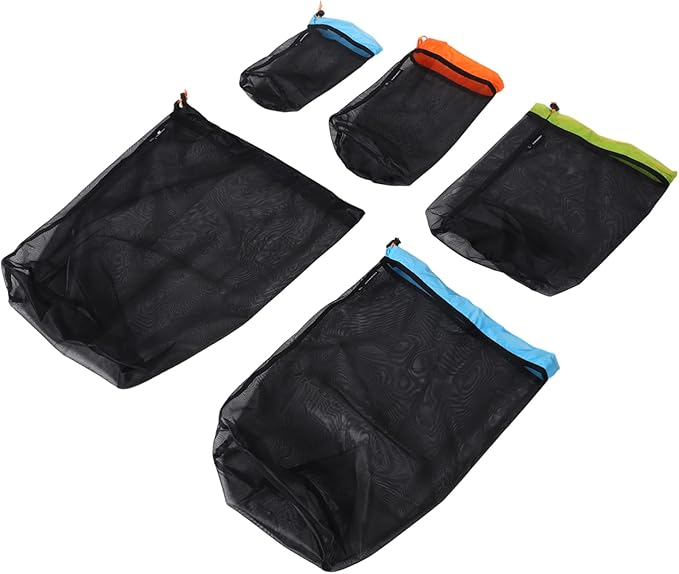 VICASKY 1 Set Compression Storage Bag for Lightweight Mesh Drawstring Sack for Camping Travel Hiking Outdoor Sports Portable