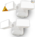 EMANER Exterior Dimmable Security Lights Switch-Controlled Flood Light Hardwired 24-Watt (250W Equivalent) Wall Dimmer Change Brightness 2-Pack