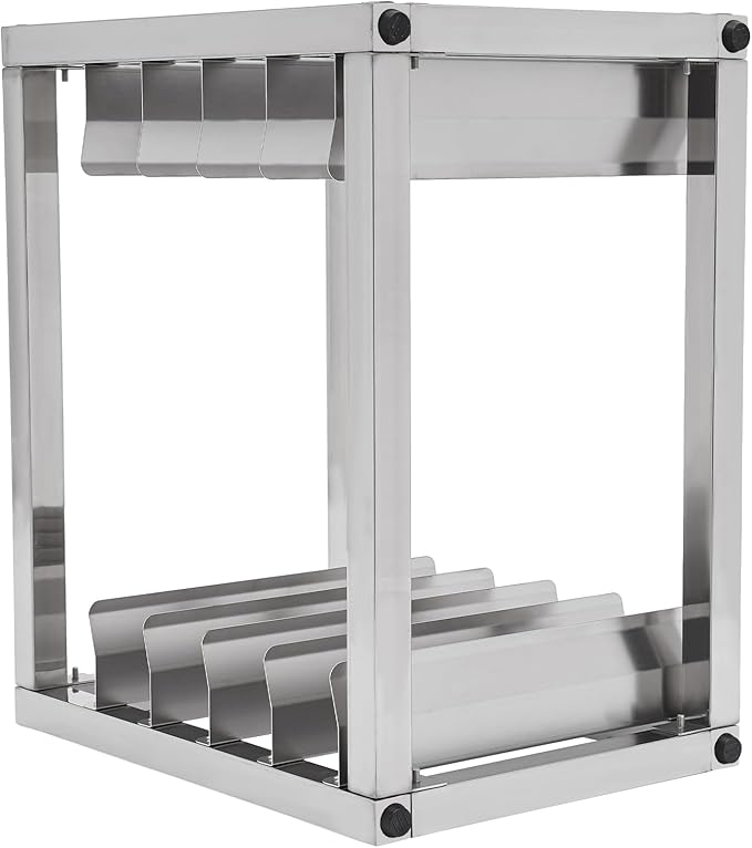 5 Tier Pan Rack Stainless Steel Baking Tray Rack 44.09 lbs Load Bun Pan Sheet Racks Cooling Storage Racks Bread Baking Equipment For Home Restaurant Kitchen 21 L x 13 W x 18 H