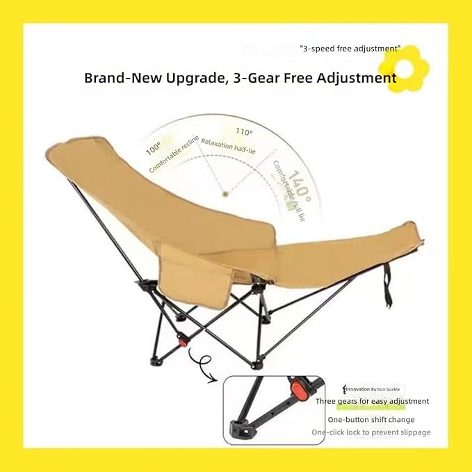 Camping Chair Portable Folding Camping Chair with Carry Bag Lightweight Durable Collapsible Design for Adults Outdoor Beach Picnic Travel Hiking Fishing