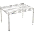 Nexel Commerical Wire Shelf Platform Dunnage Storage Rack 21 x 36 x 14 Chrome