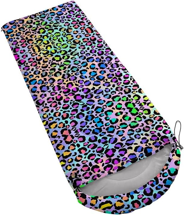 Sleeping Bag for Kids AdultsBrown Giraffe Fur Pattern-Lightweight Warm Portable Outdoor Indoor-Waterproof Cold Weather Resistant Sleeping Bag for Camping Hiking