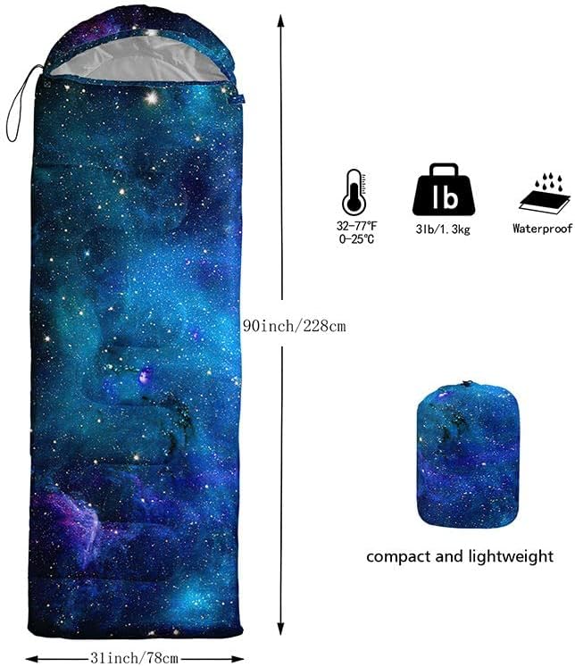 Sleeping Bag for Kids AdultsBrown Giraffe Fur Pattern-Lightweight Warm Portable Outdoor Indoor-Waterproof Cold Weather Resistant Sleeping Bag for Camping Hiking