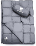 GEERTOP Lightweight Outdoor Camping Blankets for Adults Compact Travel Blanket for Hiking Backpacking All Weather Sleeping Bag Quilt for Beach Park Stadium