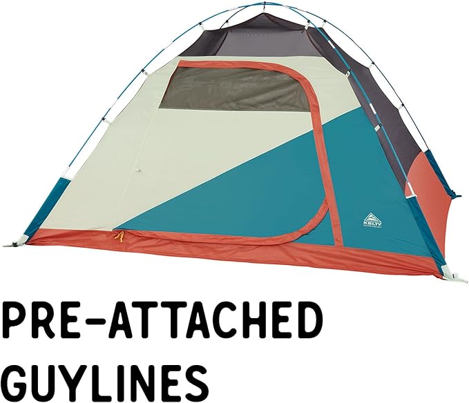 Kelty Discovery Basecamp Backpacking Tent 4 or 6 Person Camping Backpacking Shelter Large Capacity Fast Setup and Easy Tear Down Stuff Sack Included