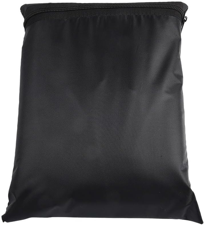 Storage Shelf Cover for 36 L x 18 W x 72 H Racks See-Through Mesh PVC with Water-Resistant Coating 3-Way Zippers for Front and Back Access Black