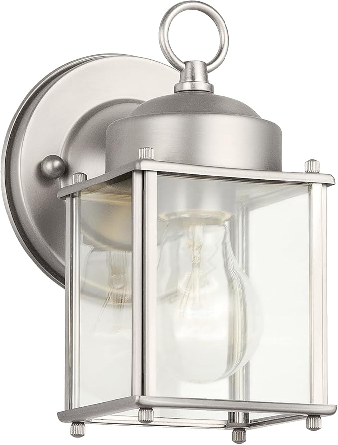 KICHLER 9611SS Outdoor Wall Light 8.25 Height Stainless Steel 1 Light